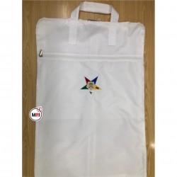 Order Of The Eastern Star White Garment Bag