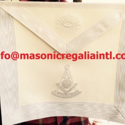 All White Past Master Aprons