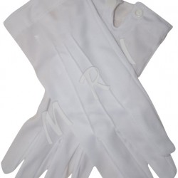 Masonic Plain Cotton Gloves