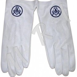 Leather Masonic Gloves